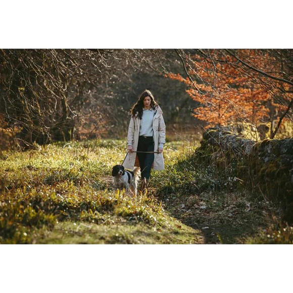 NEW, Barbour Lavender Ladies Waterproof Jacket - Beige Size 14 #C4489 - Picture 9 of 15